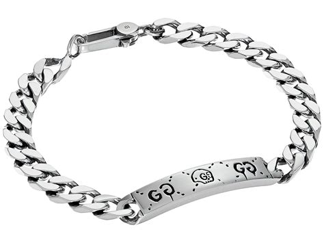 gucci mens braclets|Gucci ghost bracelet used.